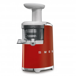 Сокоизстисквачка Smeg SJF01RDEU, 150W, 500 мл, Обратно въртене, Контейнер за отпадъци 1.6 л, Червен