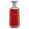 Сокоизстисквачка Smeg SJF01RDEU, 150W, 500 мл, Обратно въртене, Контейнер за отпадъци 1.6 л, Червен