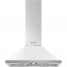 Абсорбатор SMEG Portofino KPF9WH, 275W, А+, 781 м3/ч, 3 скорости, 3 филтъра, Антивъзвръщателен клапан, Инокс, LED, Бял
