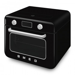 Мини фурна с комбинирана пара Smeg COF01BLEU, 1800 W, 10 функции, LCD дисплей, 40-230C, Черна