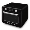 Мини фурна с комбинирана пара Smeg COF01BLEU, 1800 W, 10 функции, LCD дисплей, 40-230C, Черна