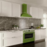 Абсорбатор SMEG Portofino KPF9OG, 275W, А+, 781 м3/ч, 3 скорости, 3 филтъра, Антивъзвръщателен клапан, Инокс, LED, Зелен