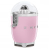 Електрическа цитрус преса Smeg CJF11PKEU, 70 W, Антикапкова система, Противоплъзгаща се основа, Розов