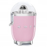 Електрическа цитрус преса Smeg CJF11PKEU, 70 W, Антикапкова система, Противоплъзгаща се основа, Розов