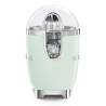 Електрическа цитрус преса Smeg CJF11PGEU, 70 W, Антикапкова система, Противоплъзгаща се основа, Пастелно зелен