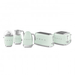 Електрическа цитрус преса Smeg CJF11PGEU, 70 W, Антикапкова система, Противоплъзгаща се основа, Пастелно зелен