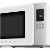 Микровълнова фурна с грил 4в1 SMEG Collezione MOC01WHMEU, 1900W, 29 л, 18 програми, Плавно затваряне, Звуков сигнал, LCD, Бял мат