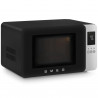 Микровълнова фурна с грил 4в1 SMEG Collezione MOC01BLMEU, 1900W, 29 л, 18 програми, Плавно затваряне, Звуков сигнал, LCD, Черен мат