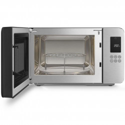 Микровълнова фурна с грил 4в1 SMEG Collezione MOC01BLMEU, 1900W, 29 л, 18 програми, Плавно затваряне, Звуков сигнал, LCD, Черен мат