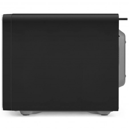 Микровълнова фурна с грил 4в1 SMEG Collezione MOC01BLMEU, 1900W, 29 л, 18 програми, Плавно затваряне, Звуков сигнал, LCD, Черен мат