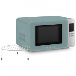 Микровълнова фурна с грил 4в1 SMEG Collezione MOC01EGMEU, 1900W, 29 л, 18 програми, Плавно затваряне, Звуков сигнал, LCD, Зелен