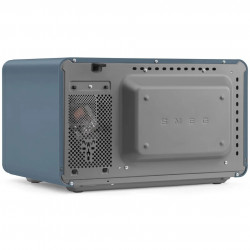 Микровълнова фурна с грил 4в1 SMEG Collezione MOC01SBMEU, 1900W, 29 л, 18 програми, Плавно затваряне, Звуков сигнал, LCD, Син