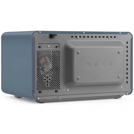 Микровълнова фурна с грил 4в1 SMEG Collezione MOC01SBMEU, 1900W, 29 л, 18 програми, Плавно затваряне, Звуков сигнал, LCD, Син