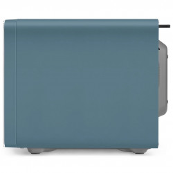 Микровълнова фурна с грил 4в1 SMEG Collezione MOC01SBMEU, 1900W, 29 л, 18 програми, Плавно затваряне, Звуков сигнал, LCD, Син