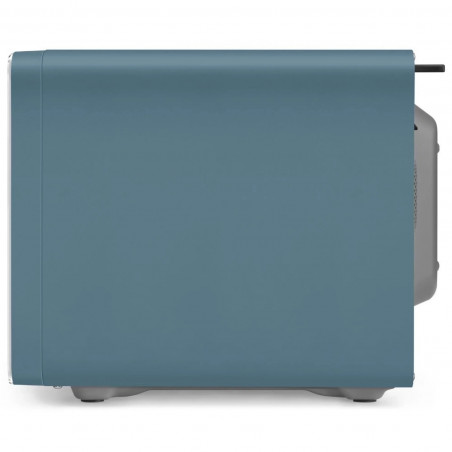 Микровълнова фурна с грил 4в1 SMEG Collezione MOC01SBMEU, 1900W, 29 л, 18 програми, Плавно затваряне, Звуков сигнал, LCD, Син