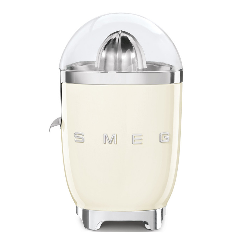 Електрическа цитрус преса Smeg CJF11CREU, 70 W, Антикапкова система, Противоплъзгаща се основа, Крема