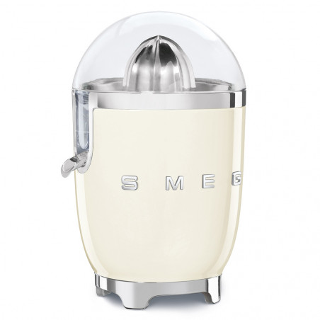Електрическа цитрус преса Smeg CJF11CREU, 70 W, Антикапкова система, Противоплъзгаща се основа, Крема