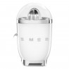 Електрическа цитрус преса Smeg CJF11WHEU, 70 W, Антикапкова система, Противоплъзгаща се основа, Бял