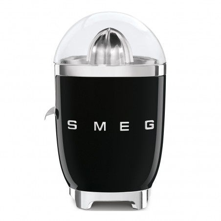Електрическа цитрус преса Smeg CJF11BLEU, 70 W, Антикапкова система, Противоплъзгаща се основа, Черен