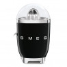 Електрическа цитрус преса Smeg CJF11BLEU, 70 W, Антикапкова система, Противоплъзгаща се основа, Черен