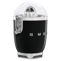 Електрическа цитрус преса Smeg CJF11BLEU, 70 W, Антикапкова система, Противоплъзгаща се основа, Черен