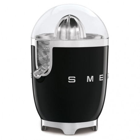 Електрическа цитрус преса Smeg CJF11BLEU, 70 W, Антикапкова система, Противоплъзгаща се основа, Черен