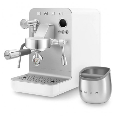 Съд за изтръсване на утайка от кафе Smeg ECKB01, Гланцово покритие, Инокс