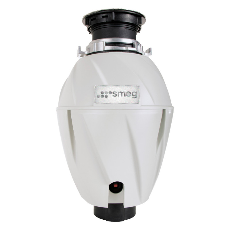 Мелница за хранителни отпадъци/Прасе Smeg KITFD050, 375 W, 0.75 HP, За мивки със сифон 9 см, Антикорозионна защита, Черен/Инокс