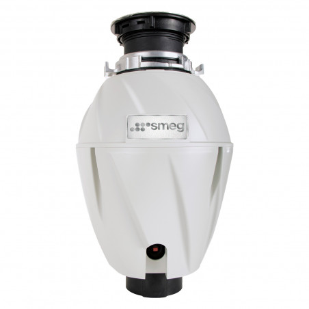 Мелница за хранителни отпадъци/Прасе Smeg KITFD050, 375 W, 0.75 HP, За мивки със сифон 9 см, Антикорозионна защита, Черен/Инокс