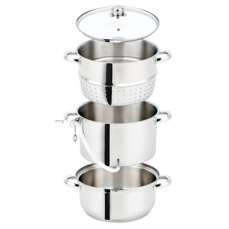 Соковарка Klausberg KB 9032, 28 см, 8 литра, 4 части, Индукция, Инокс