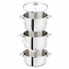 Соковарка Klausberg KB 9032, 28 см, 8 литра, 4 части, Индукция, Инокс