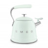 Свирещ чайник Smeg CKLW2001PG,  2.3 л, Индукция, Ненагряваща се дръжка, Стомана, Пастелно зелен