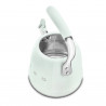 Свирещ чайник Smeg CKLW2001PG,  2.3 л, Индукция, Ненагряваща се дръжка, Стомана, Пастелно зелен