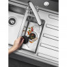 Мелница за хранителни отпадъци/Прасе Smeg KITFD075, 375 W, 0.75 HP, За мивки със сифон 9 см, Антикорозионна защита, Черен/Инокс