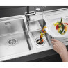 Мелница за хранителни отпадъци/Прасе Smeg KITFD100, 375 W, 1 HP, За мивки със сифон 9 см, Антикорозионна защита, Черен/Инокс