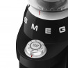 Кафемелачка Smeg CGF03BLEU, 150W, 240 г, Система за завъртане и заключване, Ръчна функция, Черен