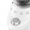 Кафемелачка Smeg CGF03WHEU, 150W, 240 г, Система за завъртане и заключване, Ръчна функция, Бял