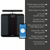 Кантар Beurer BF 990, До 180 кг, 15 функции, До 8 потребителя, LCD, Bluetooth, Wi-Fi, Автоматично разпознаване на потребител, Черен