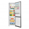 Хладилник с фризер TCL RP350BLE0, 350 л, Клас Е, No Frost, Eco режим, Реверсивни врати, Зимен режим, Multi Air Flow, Инокс