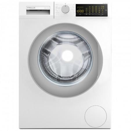 Пералня Finlux FXA7 1015W, Клас D, 15 програми, 7 кг, 1000 об./мин, Отложен старт, LED дисплей, Бял