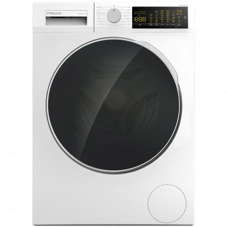 Пералня Finlux FXA10 12T, Клас А, 15 програми, 10 кг, 1200 об./мин, Отложен старт, Електронен дисплей, Бял