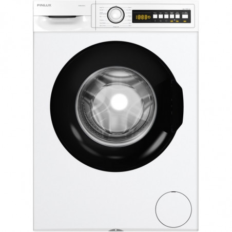 Пералня Finlux FXN 6101S, Клас А, 8кг, 1200 об/мин, Отложен старт, Инверторен мотор, Бял