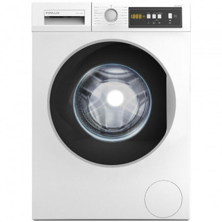 Пералня Finlux FXA1 5100T, Енергиен клас D, 5 кг, 1000 об./мин, Предно зареждане, Бял