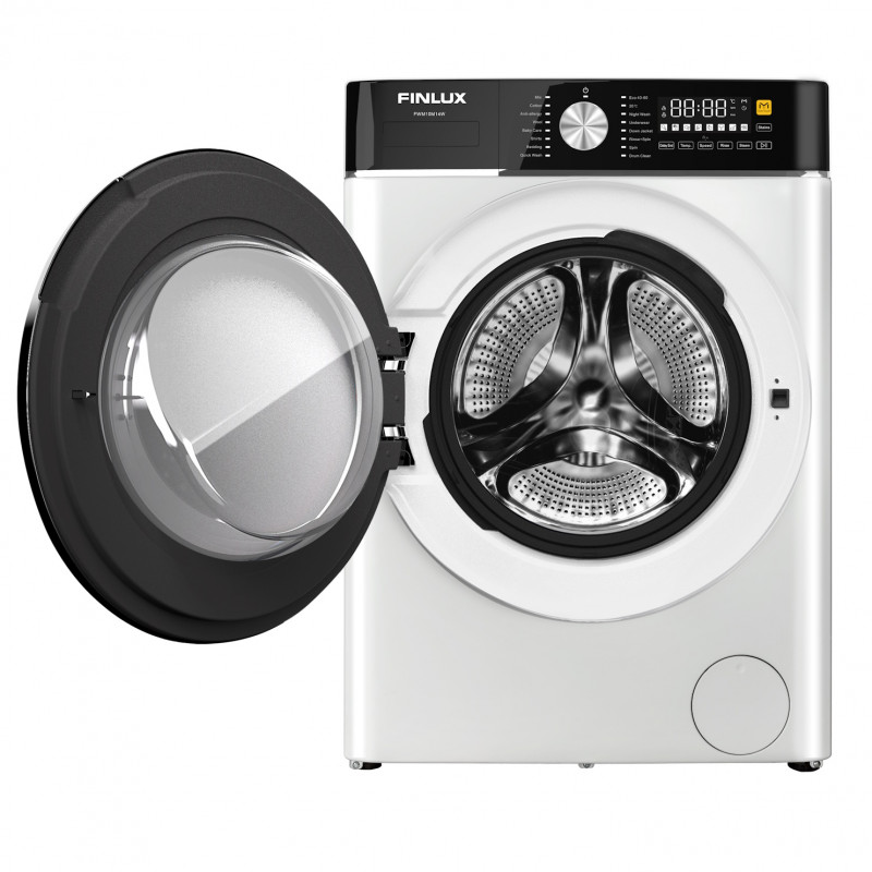 Пералня Finlux FWM10M14W, Клас А, 17 програми, 1400 об/мин, Отложен старт, Програма M-Smart, Бял