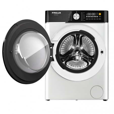 Пералня Finlux FWM10M14W, Клас А, 17 програми, 1400 об/мин, Отложен старт, Програма M-Smart, Бял