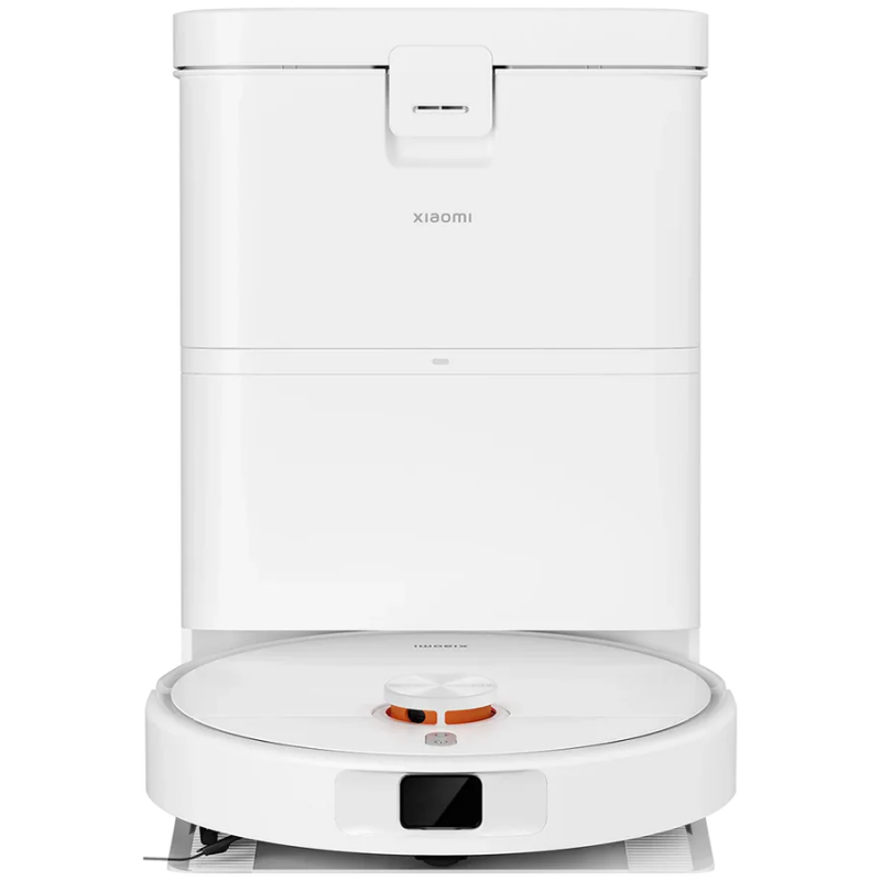Прахосмукачка робот Xiaomi Robot Vacuum H50 EU, 55W, 10000 Pa, 120 мин, 280 мл, Измиване на моповете, LDS лазерна навигация, Автоматична станция, Бял