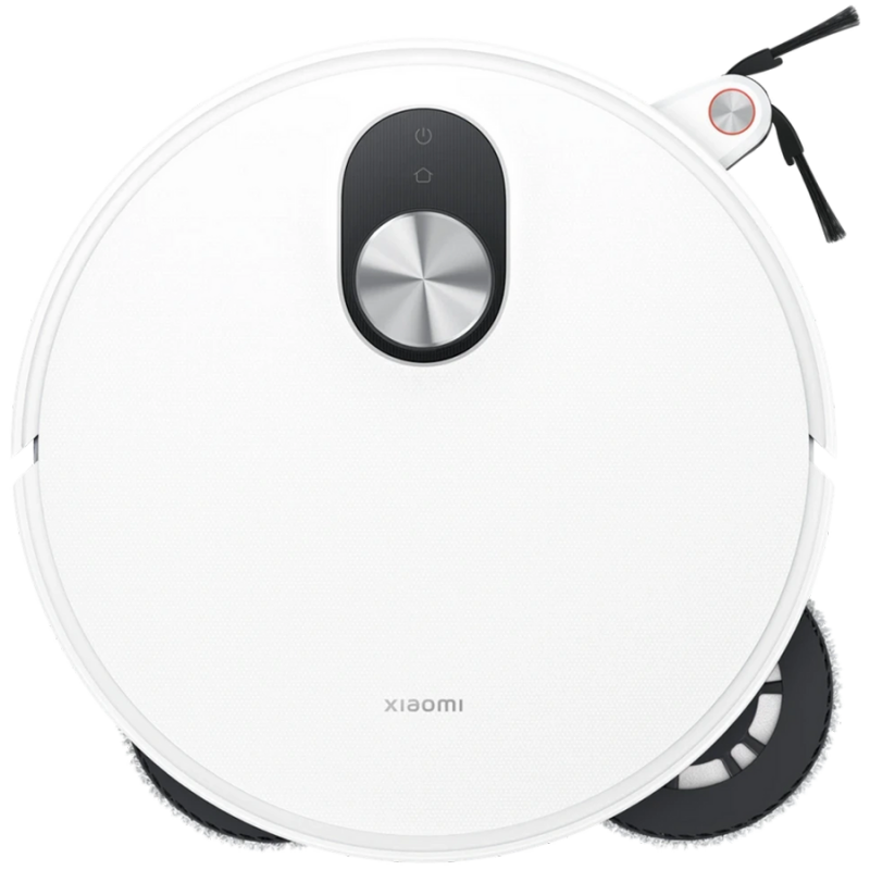 Прахосмукачка робот Xiaomi Robot Vacuum 5 EU OV31GL, 55W, 20000 Pa, 140 мин, AI разпознаване, Автоматична станция за измиване и сушене, Лазерна навигация dToF, Гореща вода 80°C, Бял