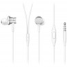 Слушалки Xiaomi Mi In-Ear Basic, 10 мм, Кабелни, 20Hz-20kHz, Вграден микрофон, 3.5 мм, Бял/Сребрист