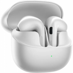 Слушалки Xiaomi Buds 6 M2540E1, 6 часа, Bt 5.4, Hi-Res, aptX Lossless, AI шумопотискане, ANC, 360° звук, IP54, Керамичнобял