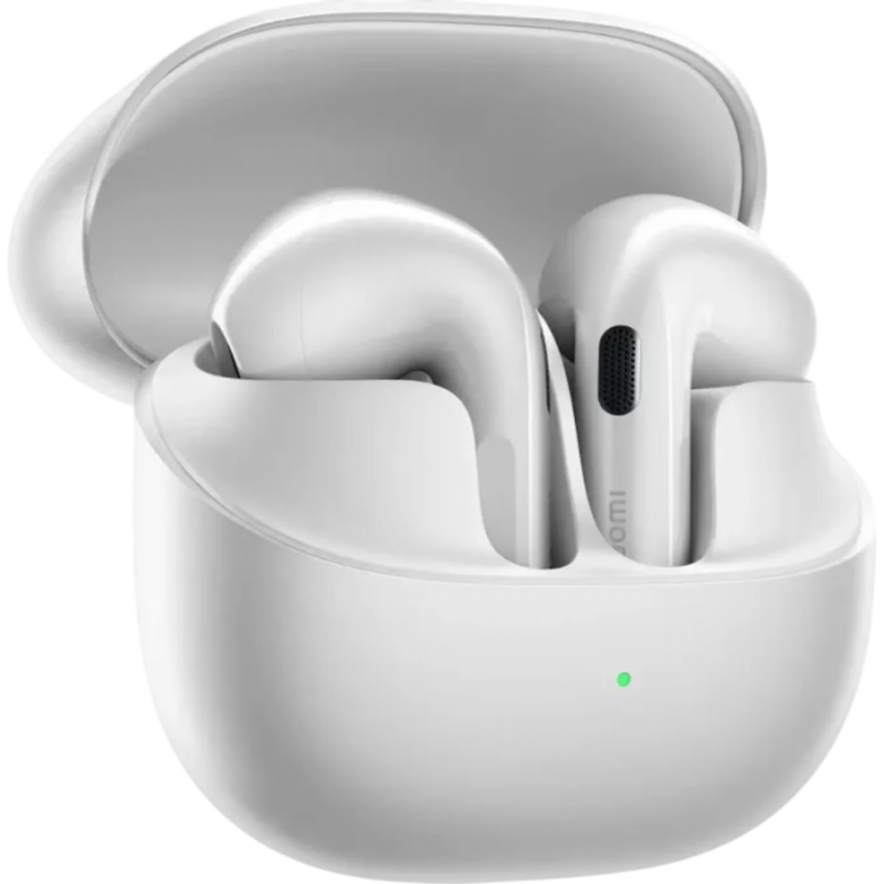 Слушалки Xiaomi Buds 6 M2540E1, 6 часа, Bt 5.4, Hi-Res, aptX Lossless, AI шумопотискане, ANC, 360° звук, IP54, Керамичнобял